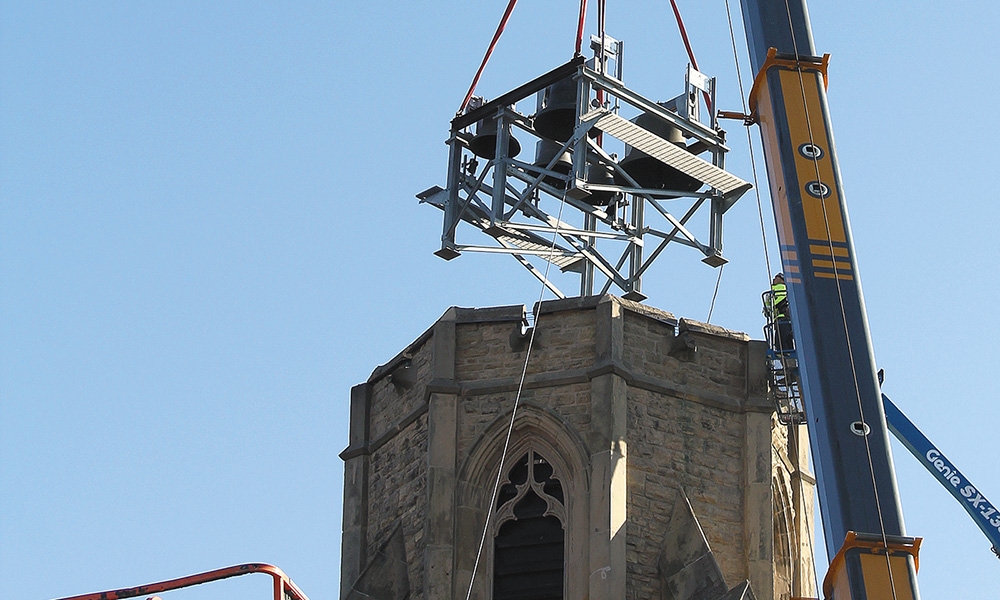 Cathedral bells installed