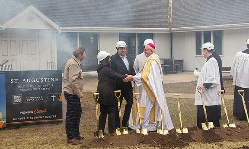 University parish breaks ground for new church