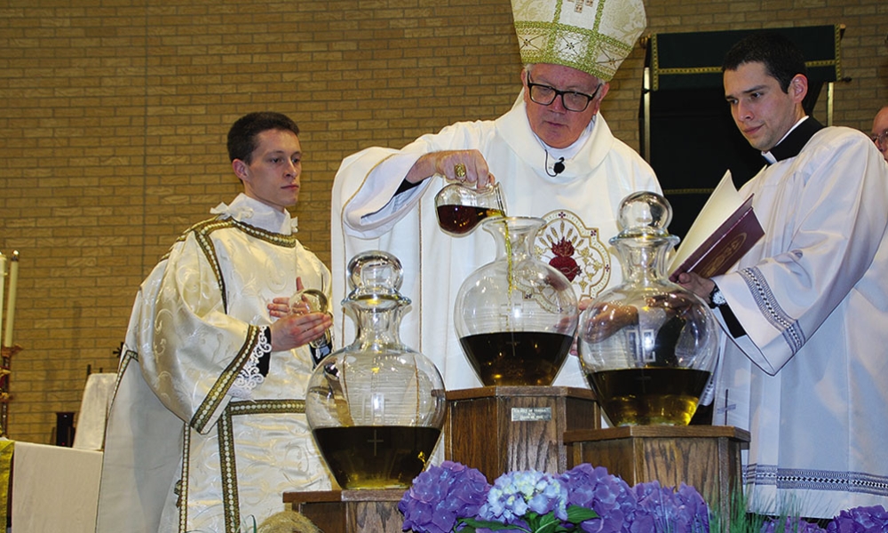Chrism Mass in diocese on April 2