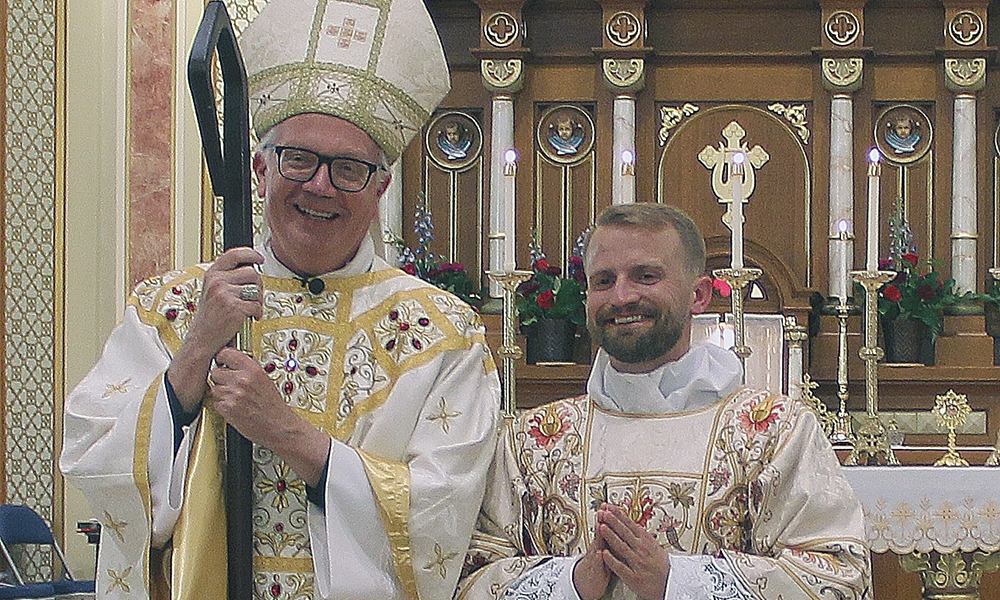 Deacon Michael Hess ordained to the transitional diaconate